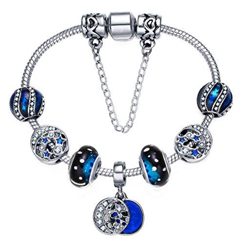 Presentski Armband Mädchen, Armband Anhänger Charm Armband mit blauem Stern Mädchen oder Damen von Presentski