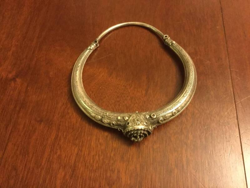 Vintage High Grade Silber Rajasthan Torque von PreservedBeauties