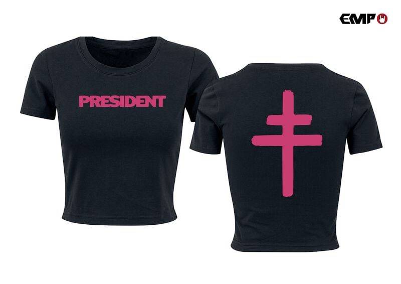 President Cross T-Shirt schwarz in M von President