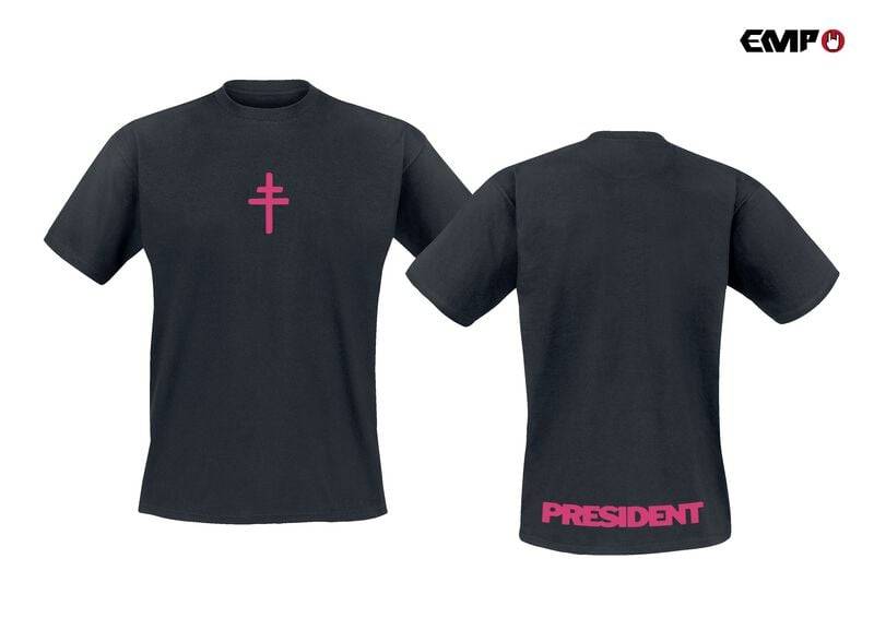 President T-Shirt - Cross - S bis 4XL - für Männer - Größe 3XL - schwarz  - EMP exklusives Merchandise! President T-Shirt - Cross - S bis 4XL - für Männer - Größe 3XL - schwarz  - EMP exklusives Merchandise! von President