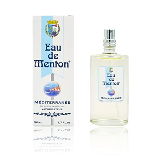 Eau de Menton Méditerranée Eau de Toilette mit Salz-, Mixte, Artisan Parfumeur en Côte d'Azure, 50 ml von Prestige de Menton