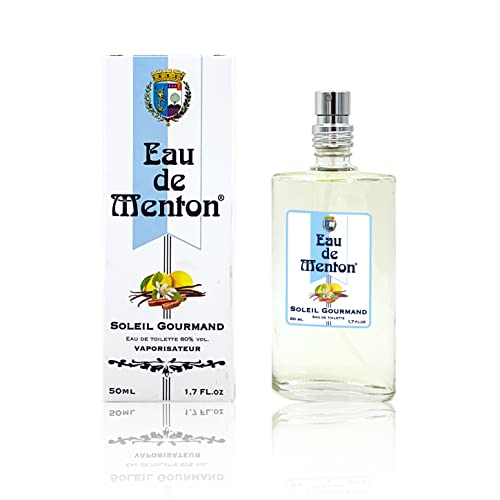 Eau de Menton Soleil Gourmand Eau de Toilette Zitrone Vanille für Damen, Artisan Parfumeur en Côte d'Azure, 50 ml Eau de Menton Soleil Gourmand Eau de Toilette Zitrone Vanille für Damen, Artisan Parfumeur en Côte d'Azure, 50 ml von Prestige de Menton