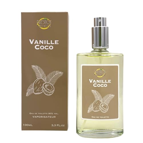 Vanille Coco – Eau de Toilette Sinnlich und Exotique – Artisan Parfumeur en Côte d'Azur (100 ml) von Prestige de Menton