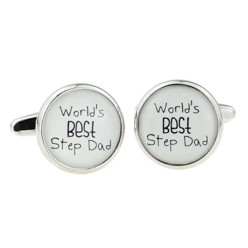 Die Besten Stepdad-Manschettenknöpfe Der Welt in Einer Personalisierten Manschettenknopfbox von PrestigeGiftware
