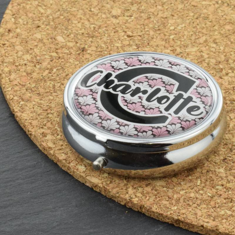 Personalisiert Mit Name Und Initial Design Pill Pot Drei Fächern von PrestigeGiftware