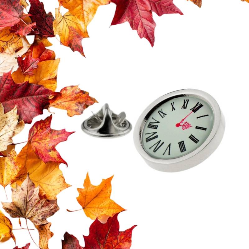 Personalisiertes Gewölbtes Eigenes Design Oder Foto-Silber-Revers-Abzeichen Im Samtbeutel von PrestigeGiftware