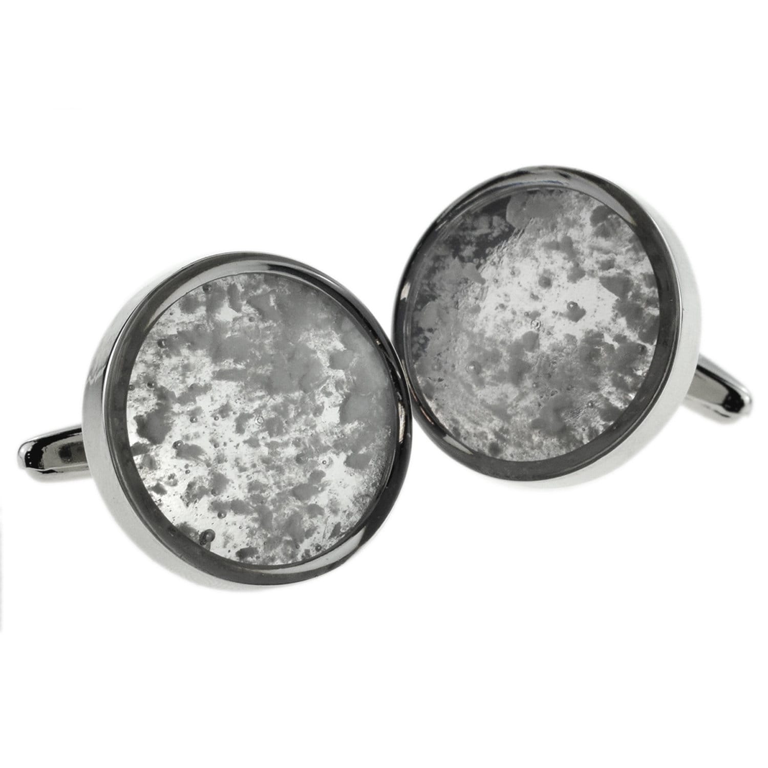 Verkapselte Steinsalz Manschettenknöpfe Zum 8. Jahrestag in Personalisierter von PrestigeGiftware