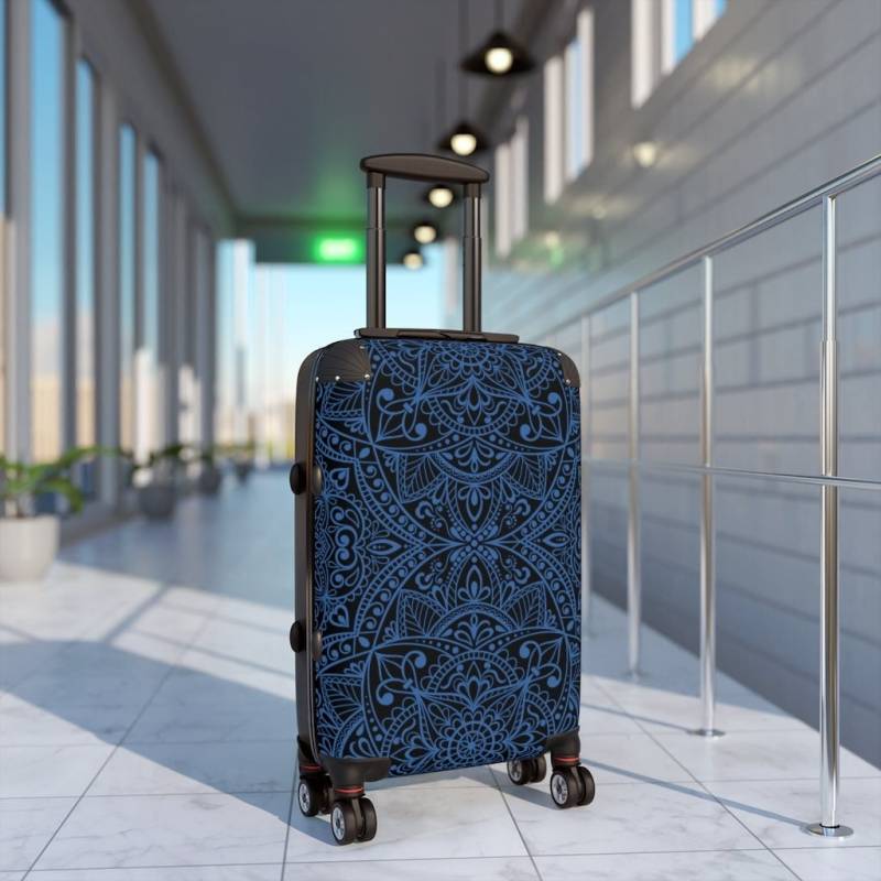 Handgemachter Handkoffer Boho Style Koffer Weekender Reisegeschenk 13x22x9 In von PrestigePlume