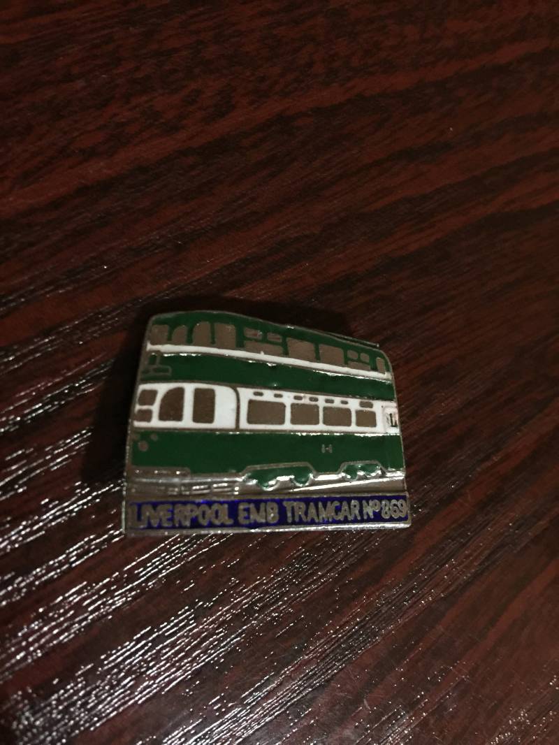 Eby Emb Tramcar N869 Anstecker Aus Metall von PrestigeworldwideLtd