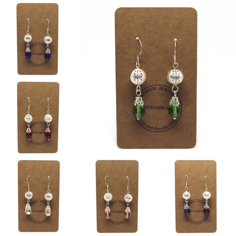 Kristall Filigrane Ohrringe von Prestobeads