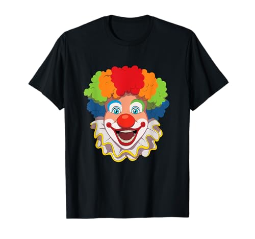 Lustiger Clown Karneval Damen Herren T-Shirt von Pretees