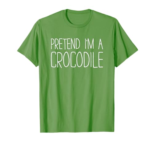 Pretend I'm A Krokodilhemd Erwachsene Kinder Männer Frauen Kostüm T-Shirt von Pretend Im A Crocodile Shirts