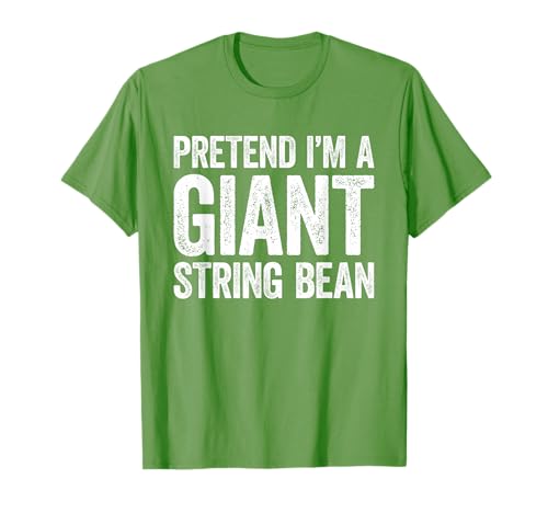 Pretend I'm A Giant String Bean Shirt Kostüm für Erwachsene für Kinder T-Shirt Pretend I'm A Giant String Bean Shirt Kostüm für Erwachsene für Kinder T-Shirt von Pretend Im A Giant String Bean Shirts