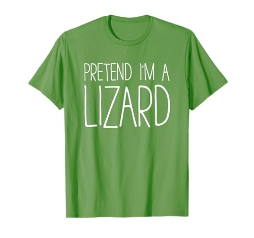 Pretend I'm A Lizard Shirt Kostüm für Erwachsene, Kinder, Herren und Damen T-Shirt von Pretend Im A Lizard Shirts