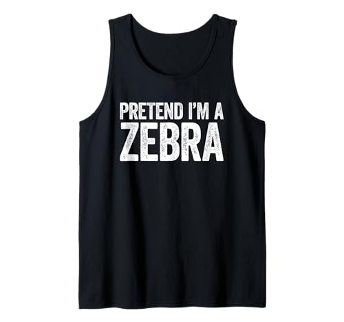 Pretend I'm A Zebra Shirt Zebrakostüm für Erwachsene, Kinder, Herren, Damen Tank Top Pretend I'm A Zebra Shirt Zebrakostüm für Erwachsene, Kinder, Herren, Damen Tank Top von Pretend Im A Zebra Shirts