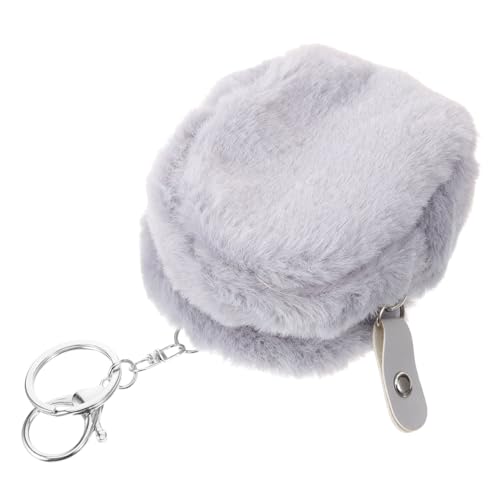 Prettiee Plüsch-Münzgeldbörse Schlüsselanhänger Schlüsseltasche Plüsch Münzbörse Damen Geldbörse Münztasche von Prettiee