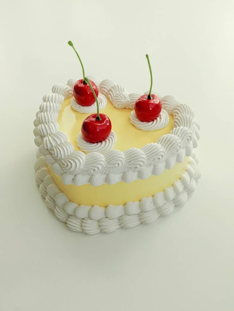 Vintage Heart Fake Cake Schmuckschatulle Mit Spiegel von Prettilyli