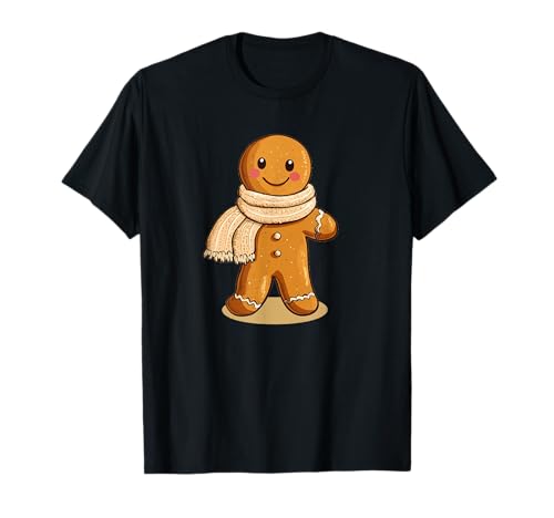 EIN festlicher Keks mit einem gemütlichen Touch für Jungen und Mädchen T-Shirt EIN festlicher Keks mit einem gemütlichen Touch für Jungen und Mädchen T-Shirt von Pretty Biscuit with Shawl