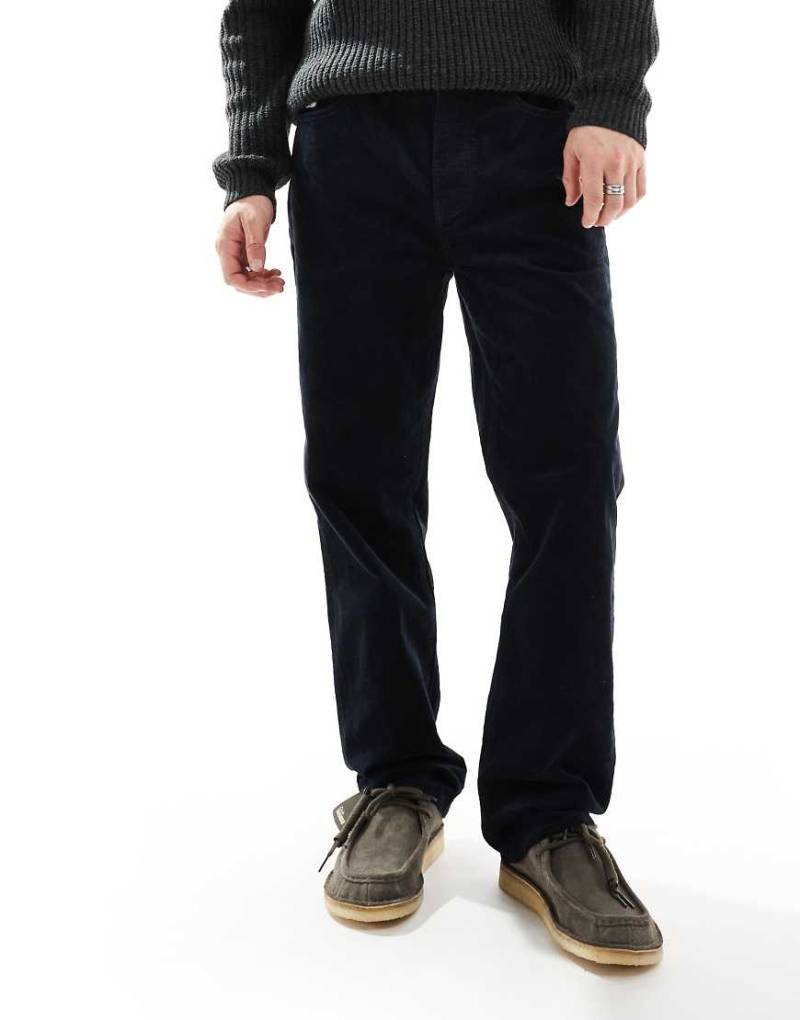 Pretty Green - Cordhose in Schwarz mit regulärer Passform von Pretty Green
