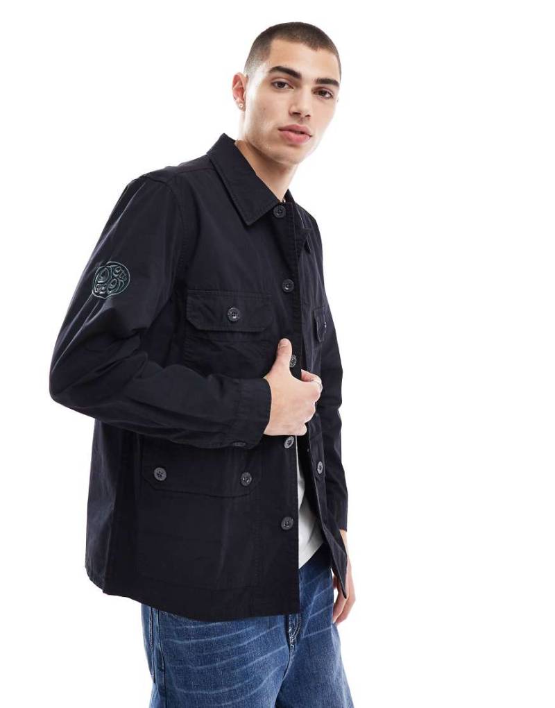 Pretty Green - Hemdjacke in Schwarz von Pretty Green