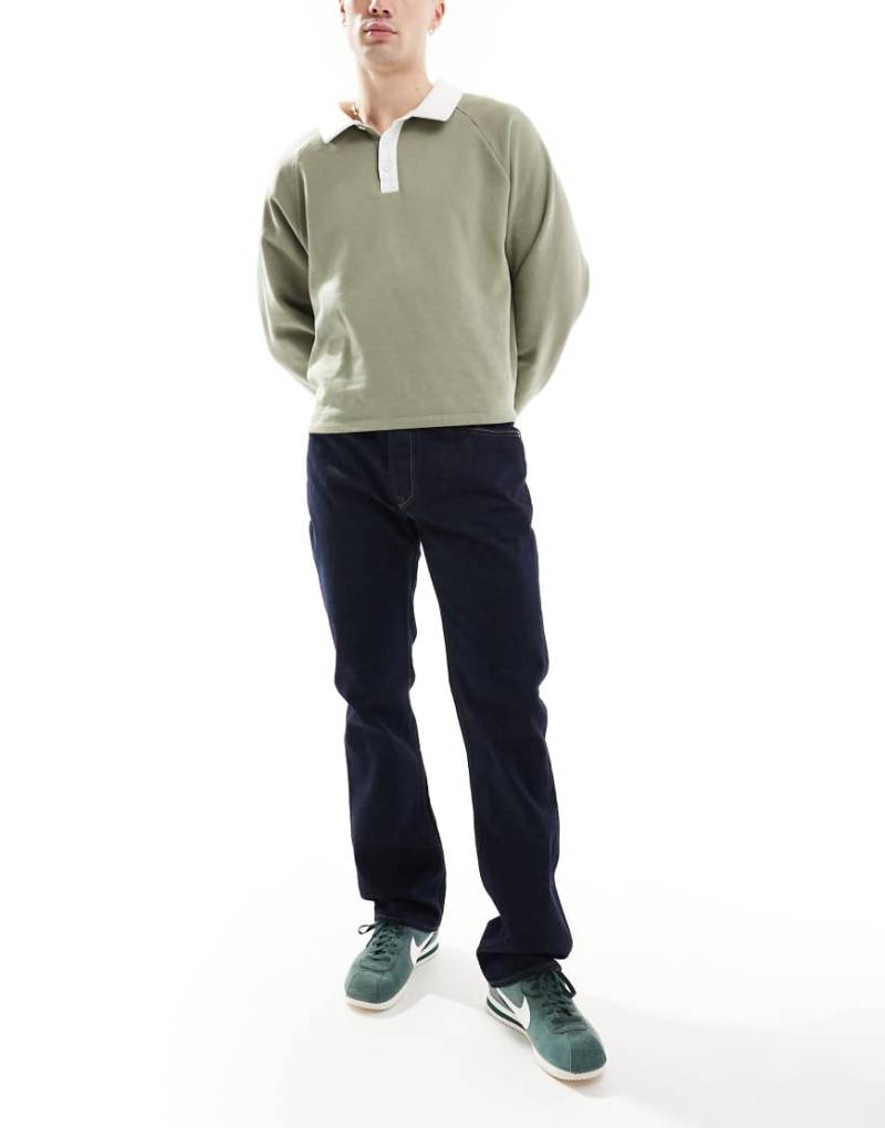Pretty Green - Jeans in Dunkelblau mit regulärer Passform von Pretty Green