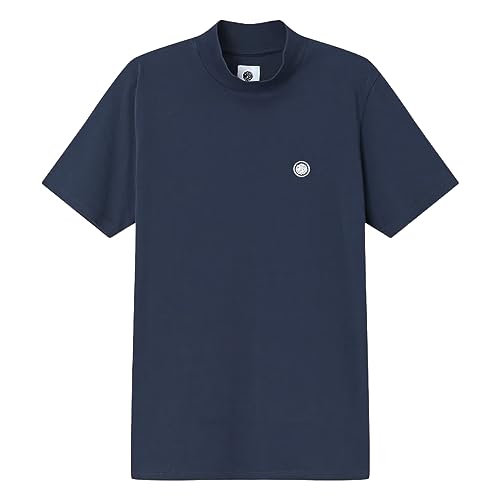 Pretty Green Mock Neck T-Shirt - Navy-XL von Pretty Green