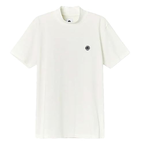 Pretty Green Mock Neck T-Shirt - White-XL von Pretty Green