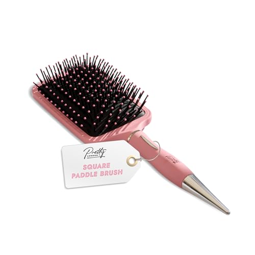 Pretty London Quadratische Paddelhaarbürste für Frauen – Entwirrende & Glättende Haarbürste mit weichen Borsten – Anti-Bruch- & Nassbürste für alle Haartypen – Föhnen & glattes Haar – 1 Packung Pretty London Quadratische Paddelhaarbürste für Frauen – Entwirrende & Glättende Haarbürste mit weichen Borsten – Anti-Bruch- & Nassbürste für alle Haartypen – Föhnen & glattes Haar – 1 Packung von Pretty London