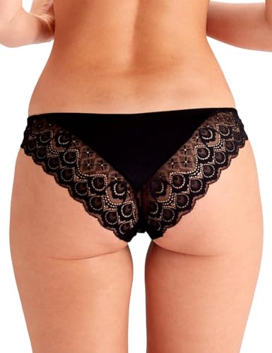 Pretty Polly, Damen Taillenslip Natasha-Brazilian, Schwarz, Gr. 42 (Herstellergröße: Medium) von Pretty Polly