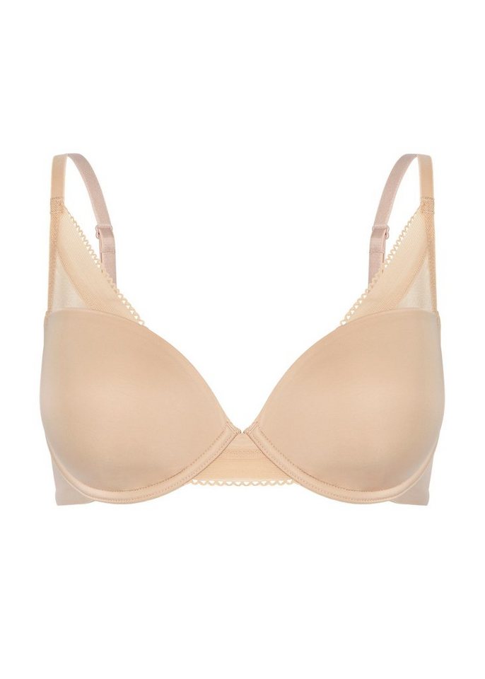 Pretty Polly Bügelloser BH Lingerie Naturals Bügelloser Triangel-BH Crème Brulee 70 C (1-tlg) von Pretty Polly