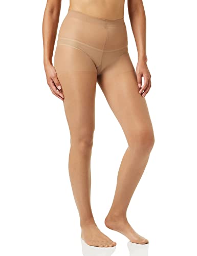 Pretty Polly Damen 10d Gloss Tights Strumpfhose, 10 DEN, Beige (Nude Nude), Medium (Herstellergröße S-M) (1er Pack) von Pretty Polly