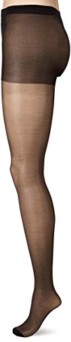 Pretty Polly Damen 10d Gloss Tights Strumpfhose, 10 DEN, Schwarz (Black Black), Large (Herstellergröße: ML) (3er Pack) von Pretty Polly