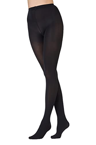 Pretty Polly 80d 3D Premium Opaques Strumpfhose für Damen, Schwarz (Schwarz, Schwarz), M-L UK, 1 Stück von Pretty Polly