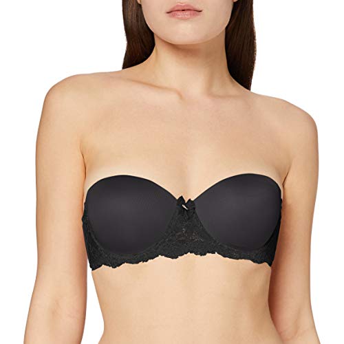 Pretty Polly Damen BH Imogen-Bra, schwarz, 75D (Herstellergröße: 34D) von Pretty Polly