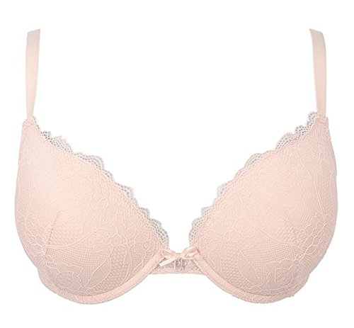 Pretty Polly Damen Lola Stiefe BH, Beige (Nude Tea Rose Nude), 75D (Herstellergröße: 34D) von Pretty Polly