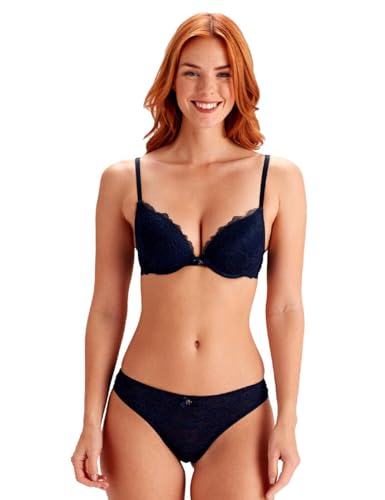 Pretty Polly Damen Lola Stiefe BH, Blau (MIDN Midnight), 75C (Herstellergröße: 34C) von Pretty Polly