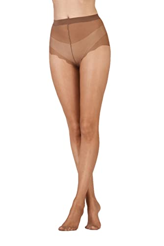 Pretty Polly Damen Nylons 10d Gloss Tights Strumpfhose, 10 DEN, Beige (Tivo Tivoli) , Medium von Pretty Polly