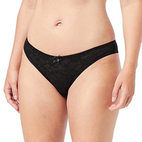 Pretty Polly Damen Taillenslip Lola-Brazilian, schwarz, Gr. Medium von Pretty Polly