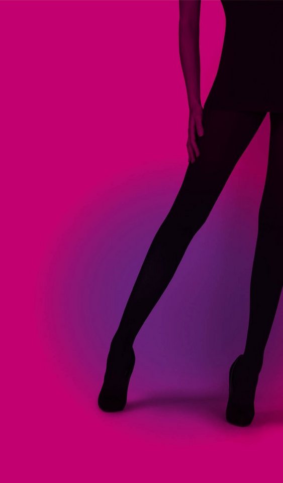 Pretty Polly Feinstrumpfhose Basic Opaque 60 Tights Silk Finish - 2 Paar Bottle Green ML 60 DEN (Strumpfhose 2 St. glatt) mit Naht von Pretty Polly