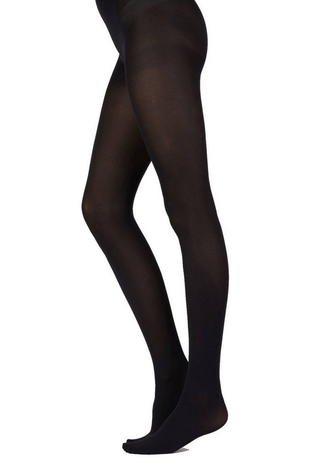 Pretty Polly Feinstrumpfhose Basic Opaques 60D Opaque Tights with Silk Finish - 2 Paar 60 DEN (Strumpfhose 2 St. glatt) ohne Naht von Pretty Polly