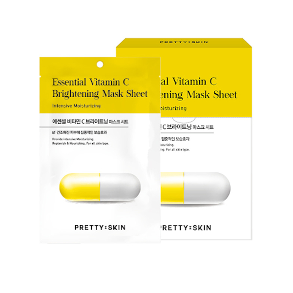 Pretty Skin - Essential Vitamin C Brightening Mask Sheet - 10stücke von Pretty Skin