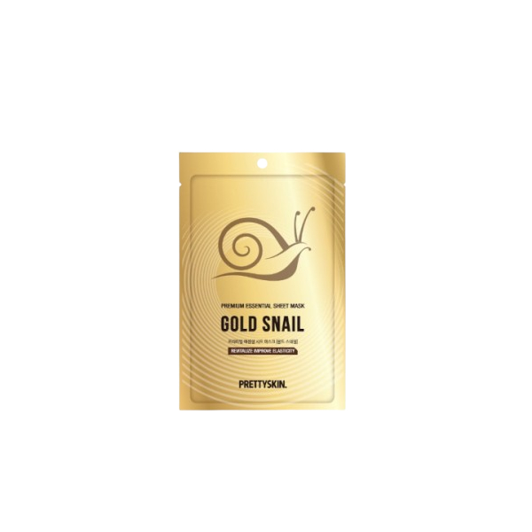 Pretty Skin - Premium Essential Sheet Mask Gold Snail - 10stücke von Pretty Skin