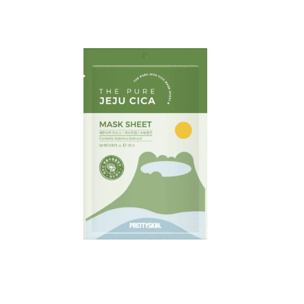 Pretty Skin - The Pure Jeju Cica Mask Sheet - 1stück von Pretty Skin