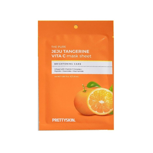 Pretty Skin - The Pure Jeju Tangerine Vita C Mask Sheet - 1stück von Pretty Skin