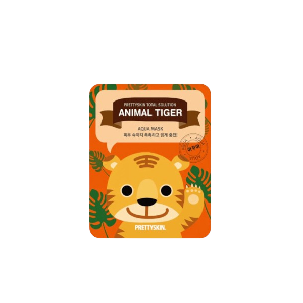 Pretty Skin - Total Solution Animal Tiger Aqua Mask - 10stücke von Pretty Skin