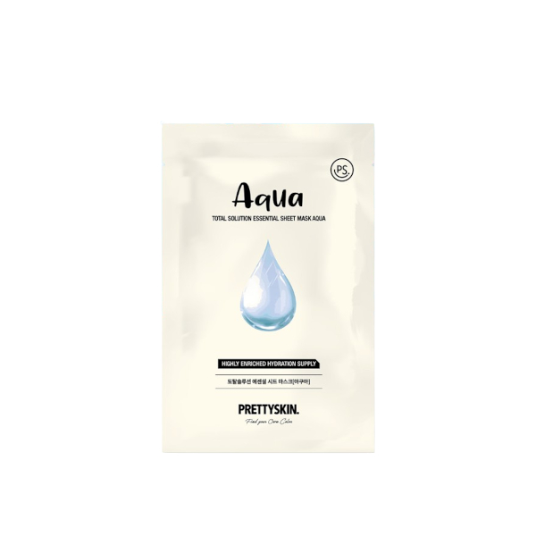 Pretty Skin - Total Solution Essential Sheet Mask - 10stücke - Aqua von Pretty Skin