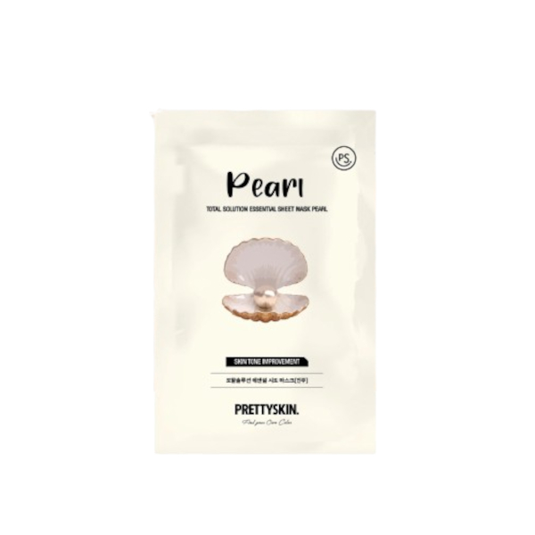 Pretty Skin - Total Solution Essential Sheet Mask - 10stücke - Pearl von Pretty Skin