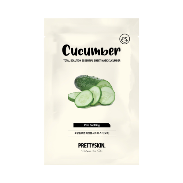 Pretty Skin - Total Solution Essential Sheet Mask - 1stück - Cucumber von Pretty Skin