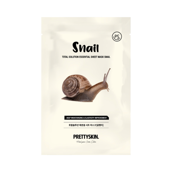 Pretty Skin - Total Solution Essential Sheet Mask - 1stück - Snail von Pretty Skin