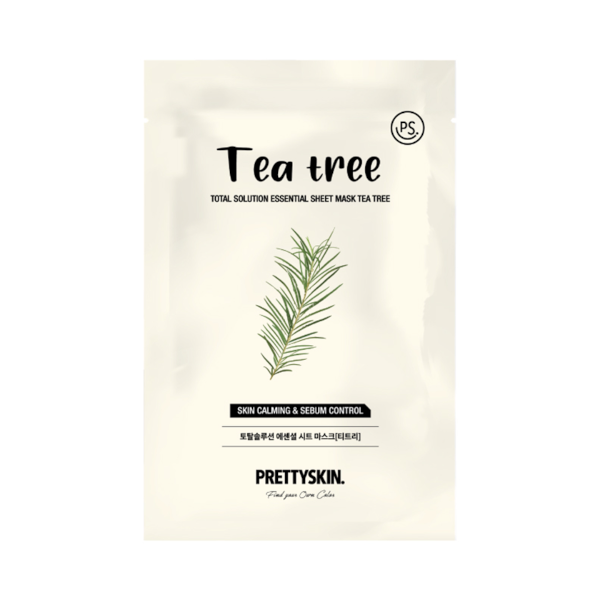 Pretty Skin - Total Solution Essential Sheet Mask - 1stück - Tea Tree von Pretty Skin